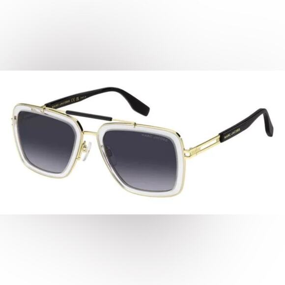 Marc Jacobs MARC 674/S 900/9O CRYSTAL Metal Sunglasses Men’s Sz 55-20-145 - Picture 1 of 10